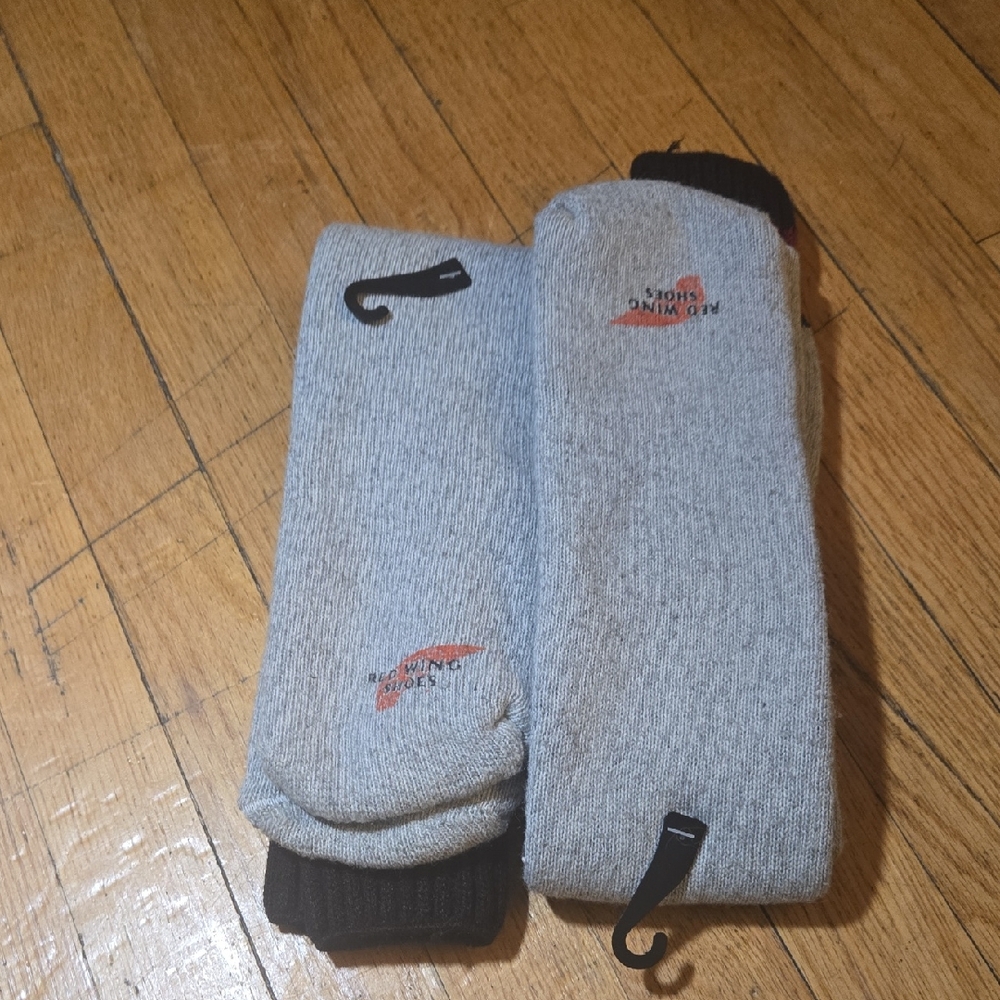 Gray and Black Socks